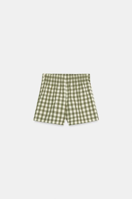 Short à carreaux vichy