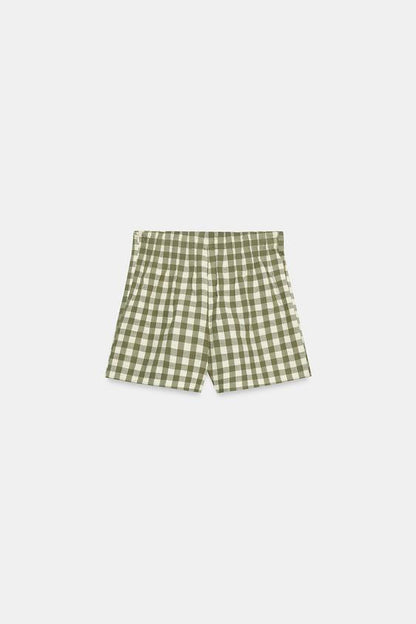 Short à carreaux vichy