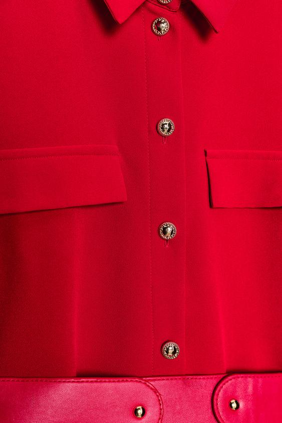 Robe midi avec ceinture