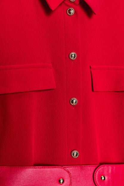 Robe midi avec ceinture