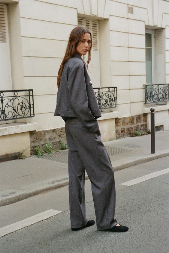 Veste à chevrons et poches