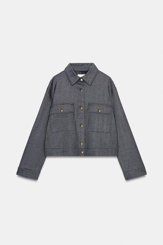 Veste à chevrons et poches