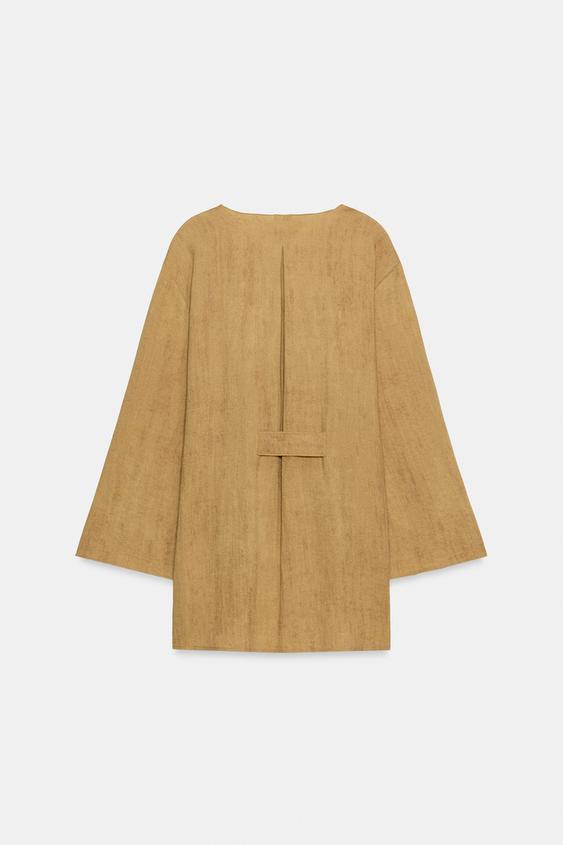 Veste croisée à cordon
