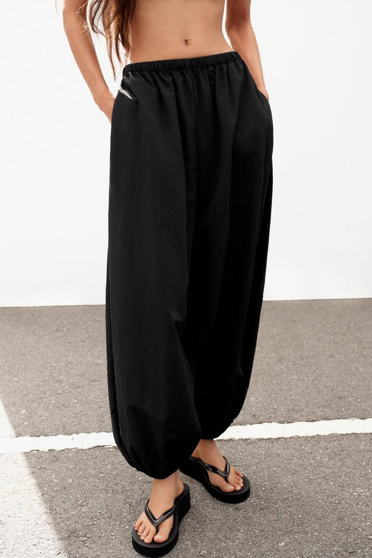 Pantalon en nylon bouffant