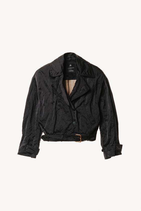 Veste courte avec ceinture Willy Chavarria x Zara