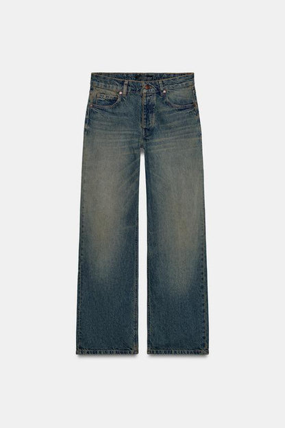 Jean Z1975 coupe droite ample, taille mi-haute