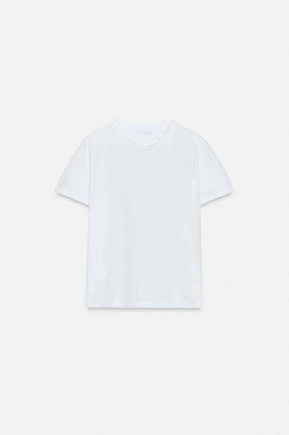 T-shirt texturé en coton
