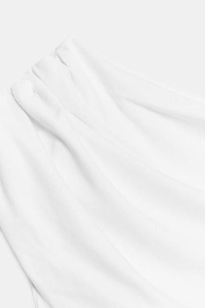 Top asymétrique drapé
