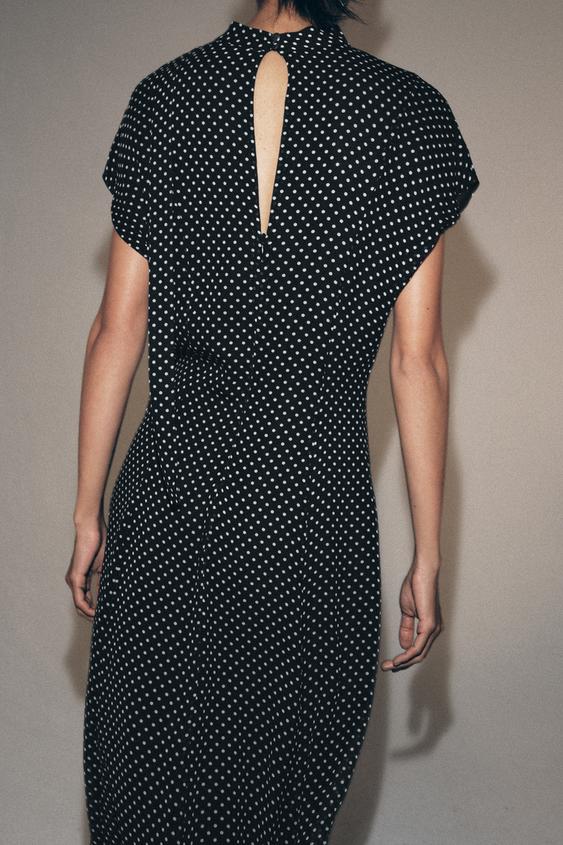 Robe midi à pois ZW Collection