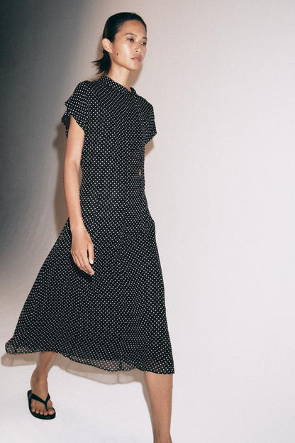 Robe midi à pois ZW Collection