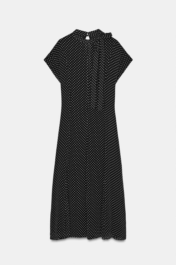 Robe midi à pois ZW Collection