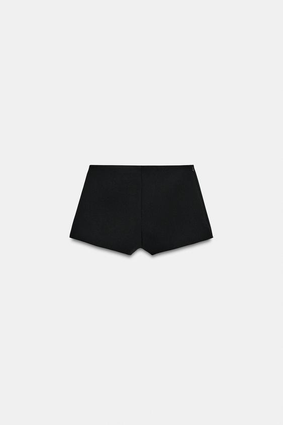 Short mini taille haute