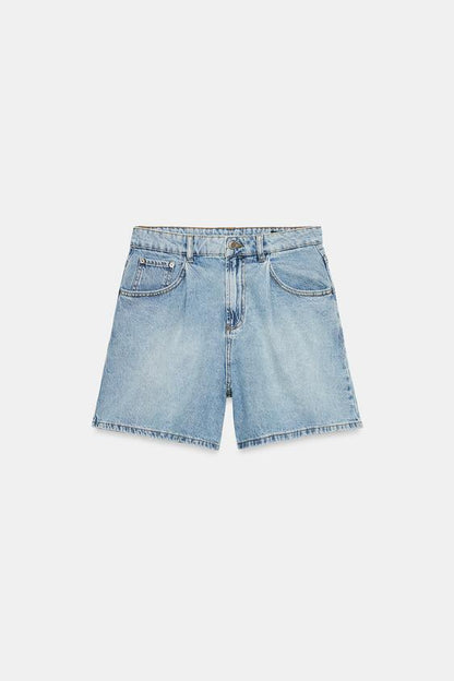 Short en denim taille haute ZW Collection