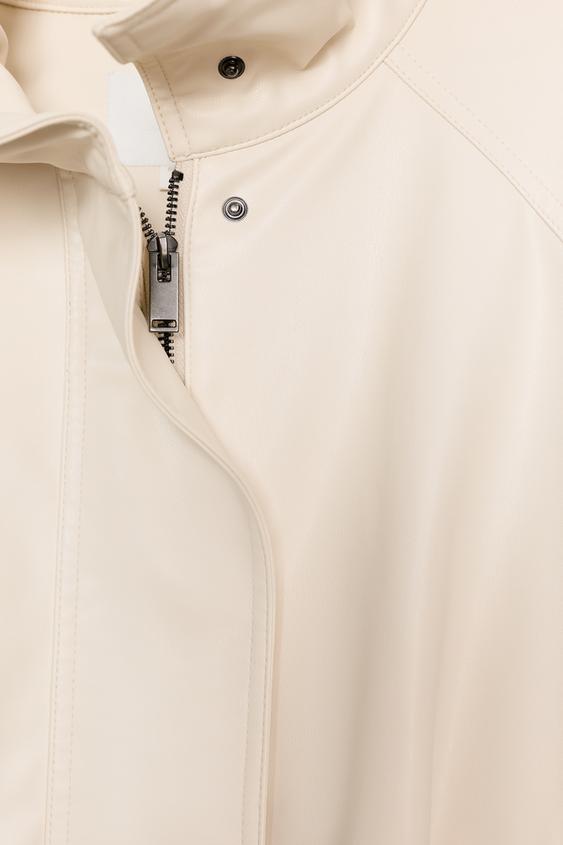 Veste bomber effet cuir