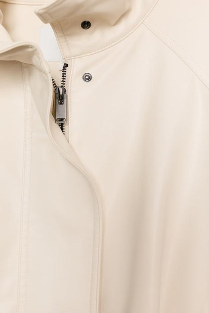 Veste bomber effet cuir