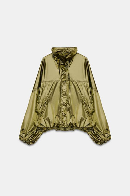Veste oversize en nylon