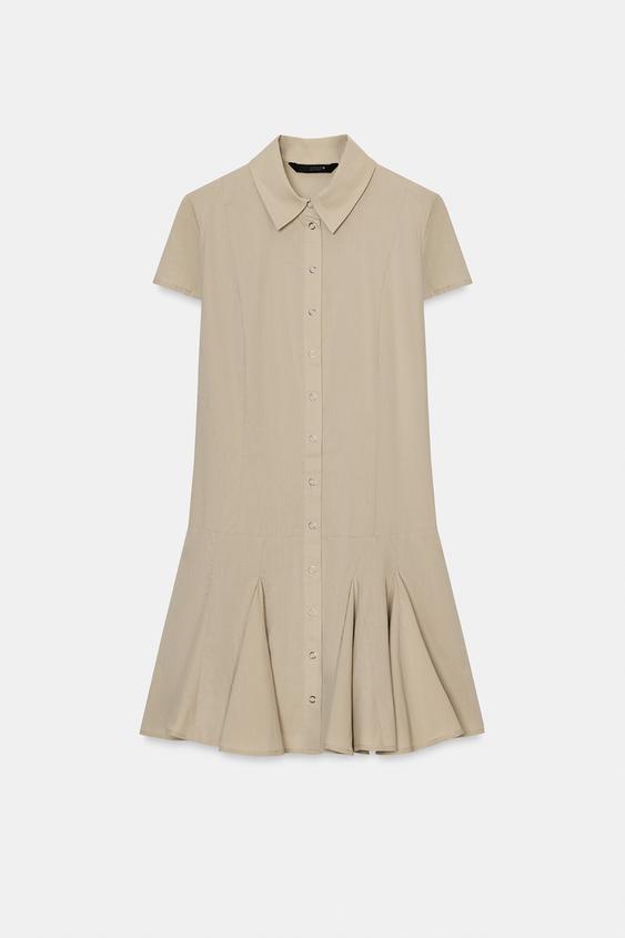 Robe courte chemise