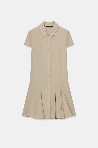 Robe courte chemise