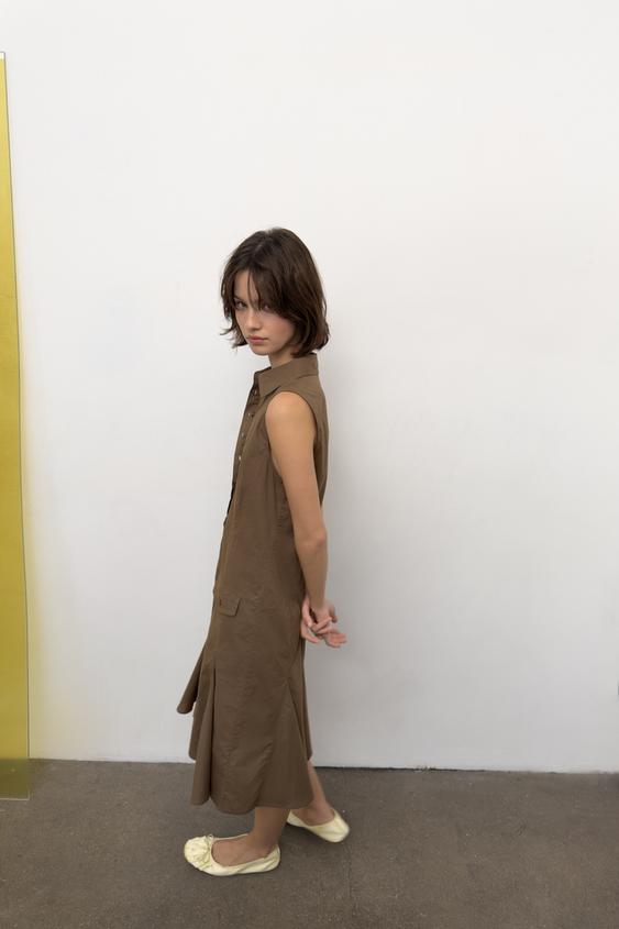 Robe midi chemise