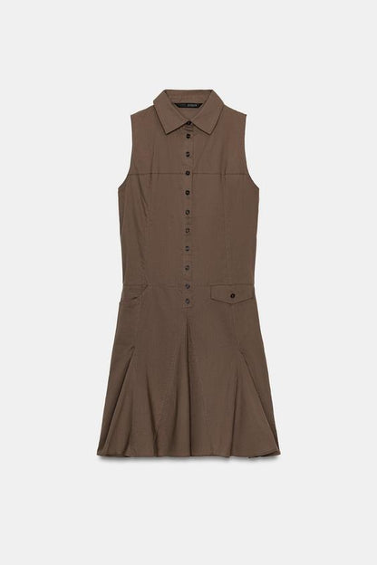 Robe midi chemise