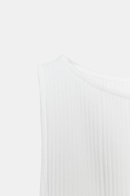 Robe contrastée godets