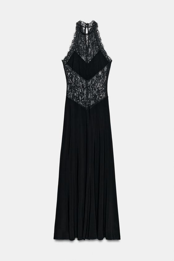 Robe nuisette en dentelle
