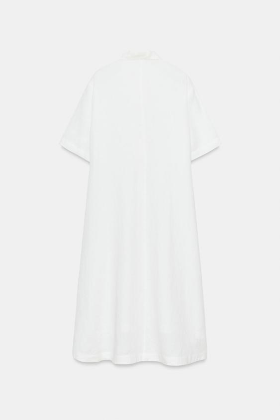 Robe chemise en lin ZW Collection