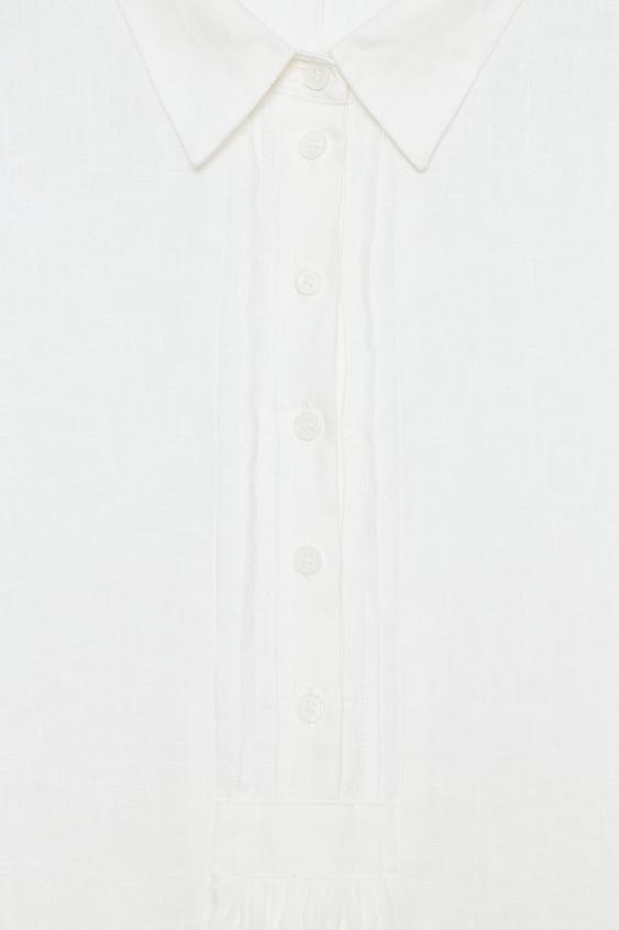 Robe chemise en lin ZW Collection