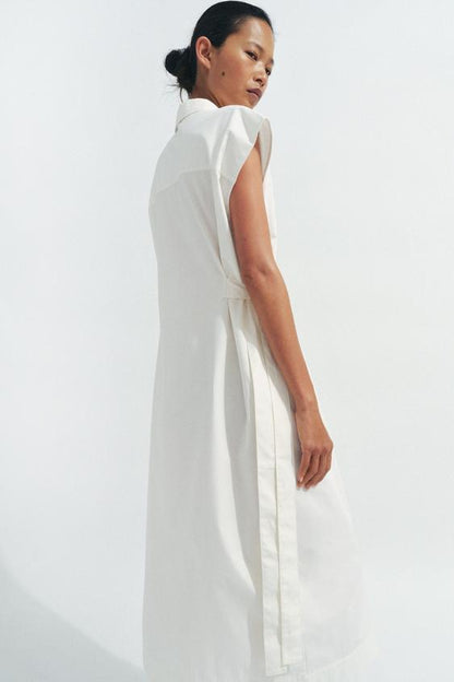 Robe chemise liens à nouer ZW Collection