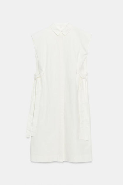 Robe chemise liens à nouer ZW Collection