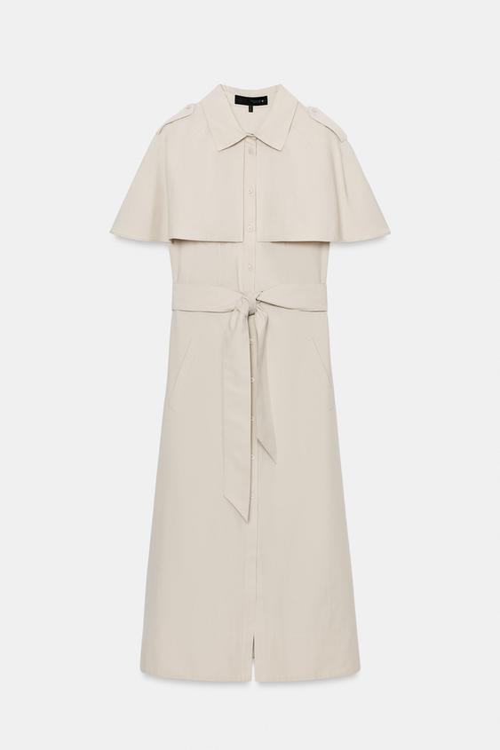 Robe chemise effet cape ZW Collection