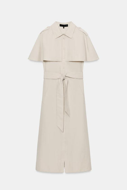 Robe chemise effet cape ZW Collection