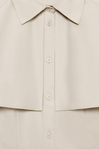 Robe chemise effet cape ZW Collection