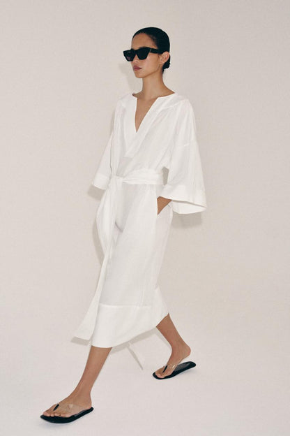 Robe tunique avec ceinture ZW Collection