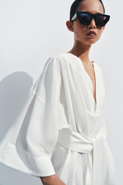 Robe tunique avec ceinture ZW Collection