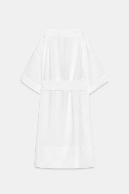 Robe tunique avec ceinture ZW Collection