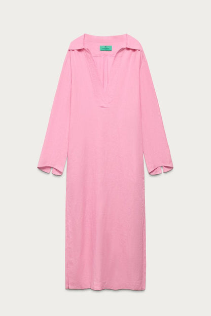 Robe tunique 100 % lin Marisa Berenson x Zara