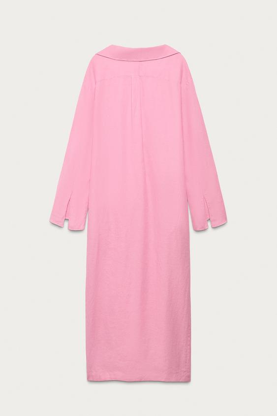 Robe tunique 100 % lin Marisa Berenson x Zara