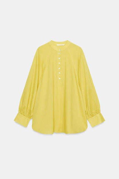 Chemise fluide en ramie ZW Collection