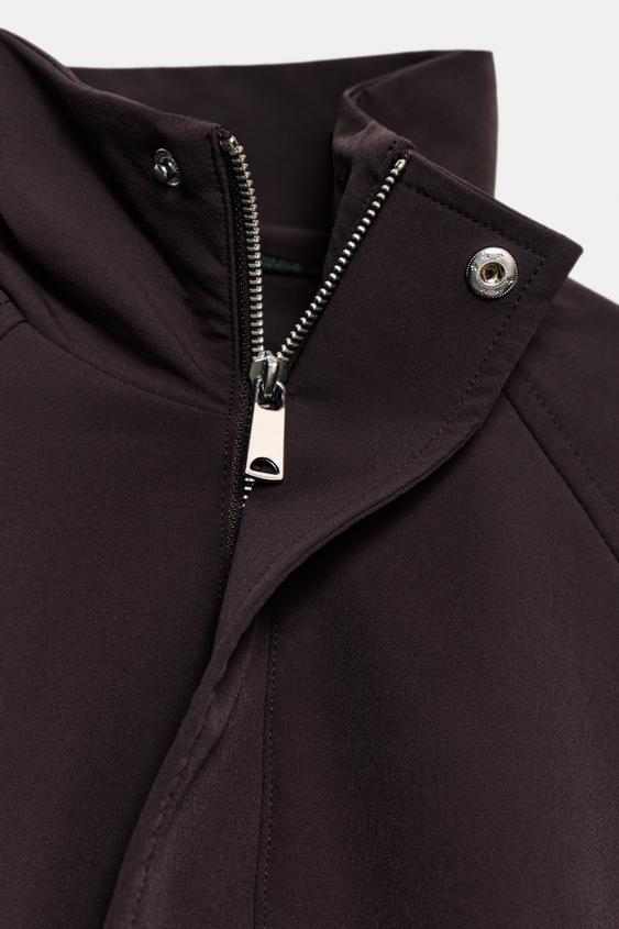 Bomber oversize à fermeture zippée