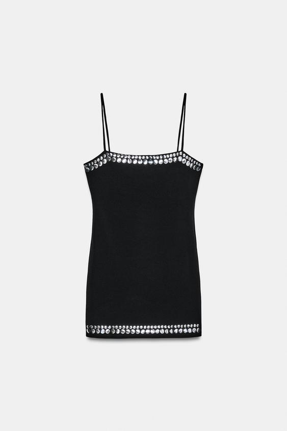 Robe mini à clous