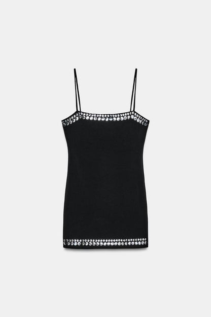 Robe mini à clous