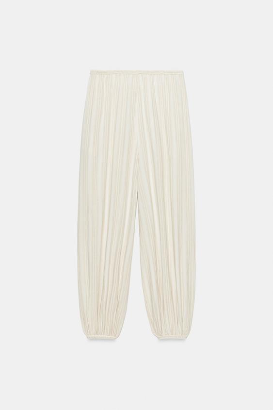 Pantalon bouffant à rayures ZW Collection