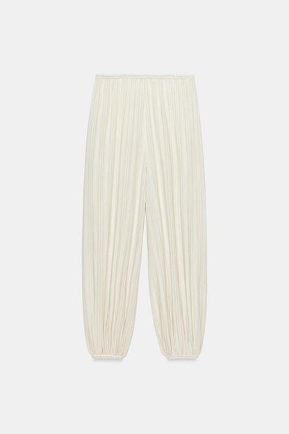 Pantalon bouffant à rayures ZW Collection