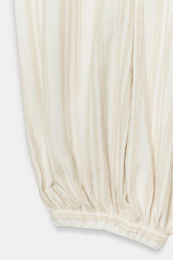 Pantalon bouffant à rayures ZW Collection
