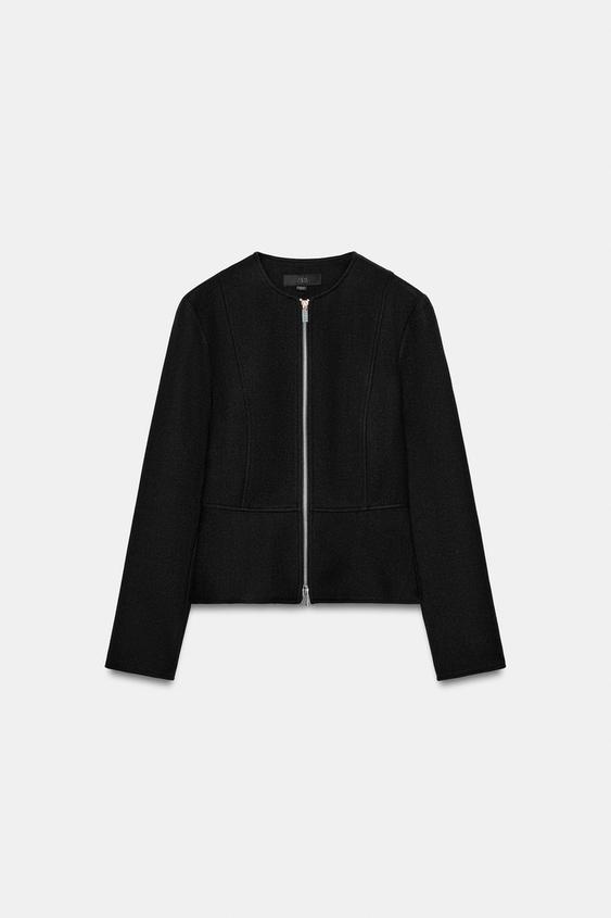 Blouson peplum doux