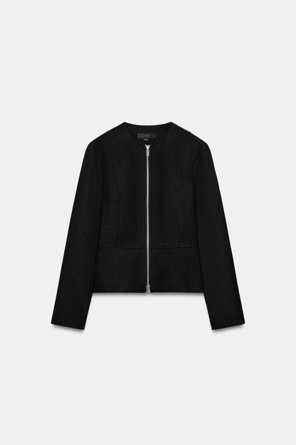 Blouson peplum doux