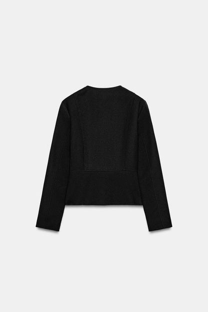 Blouson peplum doux