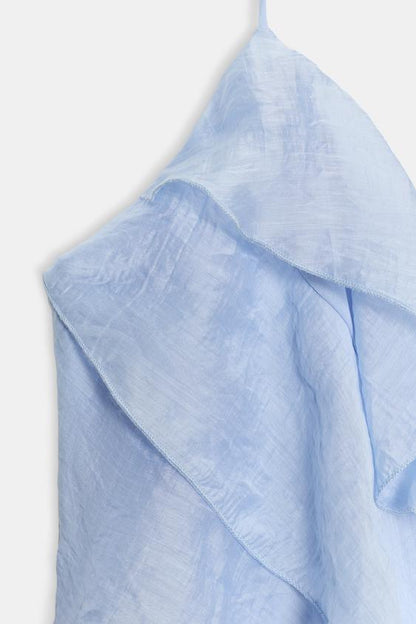 Robe courte à volants