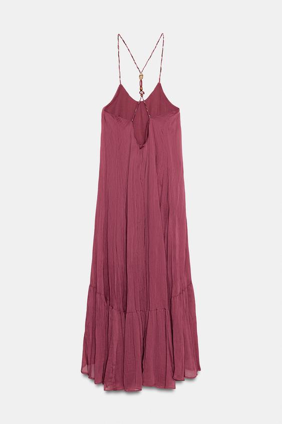 Robe fluide à perles